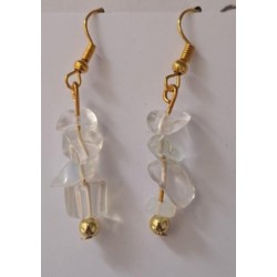Boucles d'oreille pierre