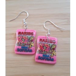 Boucles d'oreilles bonbon