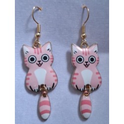 Boucles d'oreilles Chat