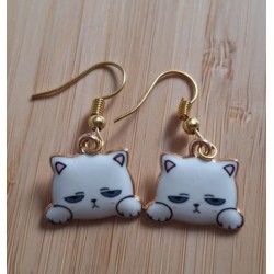 Boucles d'oreilles Chat