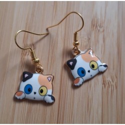 Boucles d'oreilles Chat
