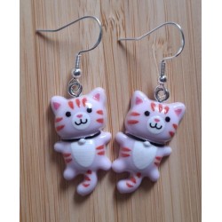 Boucles d'oreilles Chat