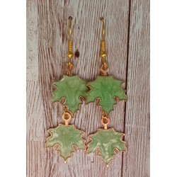 Boucles d'oreilles automne