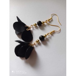 Boucles d'oreilles Tissu