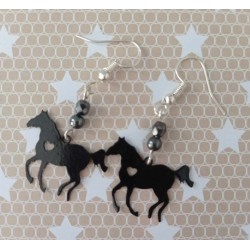 Boucles d'Oreilles Cheval