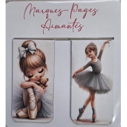 Lot de 2 Marque pages danseuse