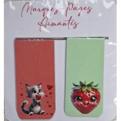 lot de 2 Marques-Pages...